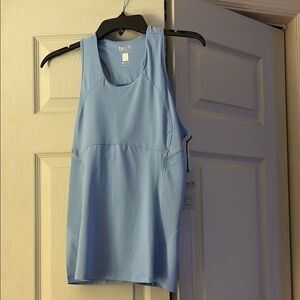 Luck in Love Women's Blue Tank Top